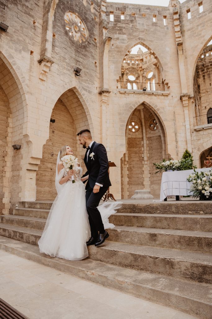 Justyna and Bartosz at their Mallorca wedding