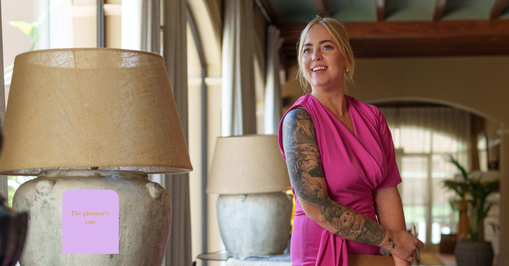 Wedding planner Magdalena Dybiec during a luxury destination wedding planning process in Mallorca