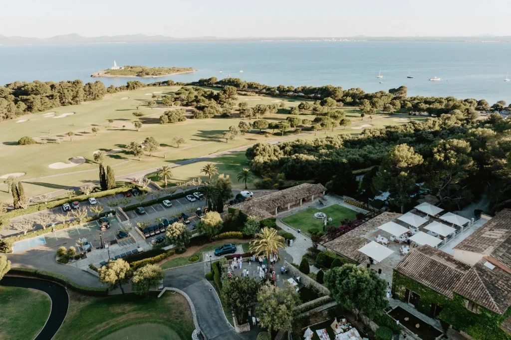 Coastal hotel among Mallorca wedding venues, with sea views